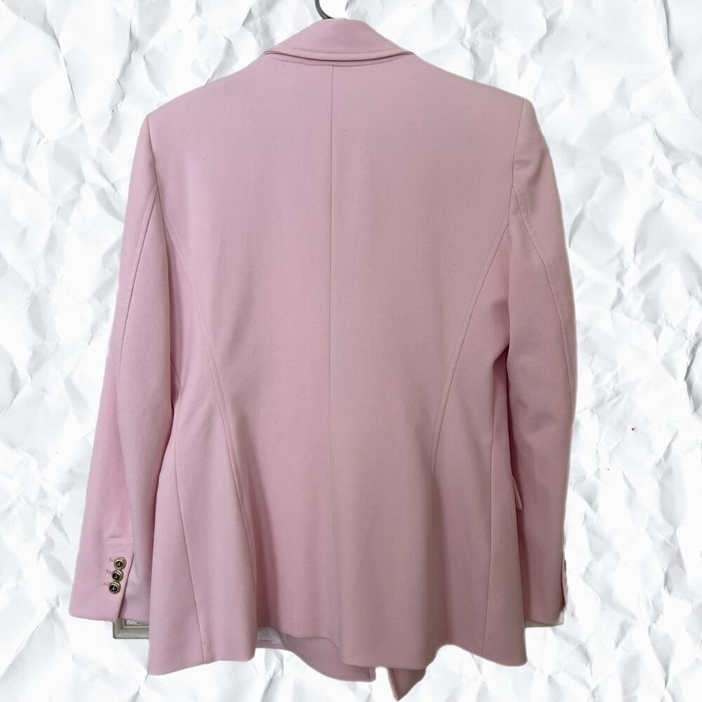 Zara light pink tailored double breasted blazer - XL 7608/548 - Picture 4 of 7